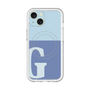 スリムプロテクションプレミアムケース with MagSafe［ オリジナル - initial two tone - G blue ］