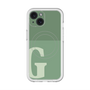 スリムプロテクションプレミアムケース with MagSafe［ オリジナル - initial two tone - G green ］
