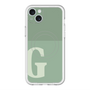 スリムプロテクションプレミアムケース with MagSafe［ オリジナル - initial two tone - G green ］
