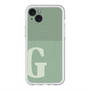 スリムプロテクションプレミアムケース with MagSafe［ オリジナル - initial two tone - G green ］