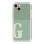 スリムプロテクションプレミアムケース with MagSafe［ オリジナル - initial two tone - G green ］