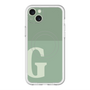 スリムプロテクションプレミアムケース with MagSafe［ オリジナル - initial two tone - G green ］