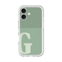 スリムプロテクションプレミアムケース with MagSafe［ オリジナル - initial two tone - G green ］