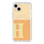スリムプロテクションプレミアムケース with MagSafe［ オリジナル - initial two tone - H orange ］