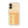 スリムプロテクションプレミアムケース with MagSafe［ オリジナル - initial two tone - H orange ］