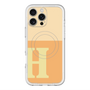 スリムプロテクションプレミアムケース with MagSafe［ オリジナル - initial two tone - H orange ］