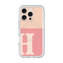 スリムプロテクションプレミアムケース with MagSafe［ オリジナル - initial two tone - H pink ］