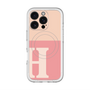 スリムプロテクションプレミアムケース with MagSafe［ オリジナル - initial two tone - H pink ］