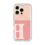 スリムプロテクションプレミアムケース with MagSafe［ オリジナル - initial two tone - H pink ］