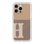 スリムプロテクションプレミアムケース with MagSafe［ オリジナル - initial two tone - H brown ］
