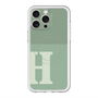 スリムプロテクションプレミアムケース with MagSafe［ オリジナル - initial two tone - H green ］