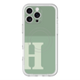 スリムプロテクションプレミアムケース with MagSafe［ オリジナル - initial two tone - H green ］
