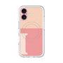 スリムプロテクションプレミアムケース with MagSafe［ オリジナル - initial two tone - I pink ］