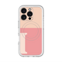 スリムプロテクションプレミアムケース with MagSafe［ オリジナル - initial two tone - I pink ］