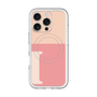 スリムプロテクションプレミアムケース with MagSafe［ オリジナル - initial two tone - I pink ］