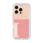 スリムプロテクションプレミアムケース with MagSafe［ オリジナル - initial two tone - I pink ］