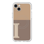 スリムプロテクションプレミアムケース with MagSafe［ オリジナル - initial two tone - I brown ］