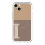 スリムプロテクションプレミアムケース with MagSafe［ オリジナル - initial two tone - I brown ］