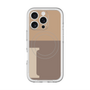 スリムプロテクションプレミアムケース with MagSafe［ オリジナル - initial two tone - I brown ］