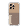 スリムプロテクションプレミアムケース with MagSafe［ オリジナル - initial two tone - I brown ］