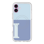 スリムプロテクションプレミアムケース with MagSafe［ オリジナル - initial two tone - I blue ］