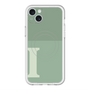スリムプロテクションプレミアムケース with MagSafe［ オリジナル - initial two tone - I green ］