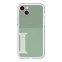 スリムプロテクションプレミアムケース with MagSafe［ オリジナル - initial two tone - I green ］
