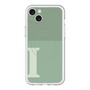 スリムプロテクションプレミアムケース with MagSafe［ オリジナル - initial two tone - I green ］