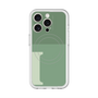 スリムプロテクションプレミアムケース with MagSafe［ オリジナル - initial two tone - I green ］