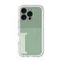 スリムプロテクションプレミアムケース with MagSafe［ オリジナル - initial two tone - I green ］