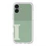 スリムプロテクションプレミアムケース with MagSafe［ オリジナル - initial two tone - I green ］