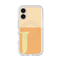 スリムプロテクションプレミアムケース with MagSafe［ オリジナル - initial two tone - J orange ］
