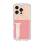 スリムプロテクションプレミアムケース with MagSafe［ オリジナル - initial two tone - J pink ］