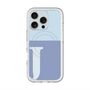 スリムプロテクションプレミアムケース with MagSafe［ オリジナル - initial two tone - J blue ］