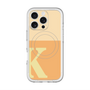 スリムプロテクションプレミアムケース with MagSafe［ オリジナル - initial two tone - K orange ］
