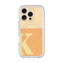 スリムプロテクションプレミアムケース with MagSafe［ オリジナル - initial two tone - K orange ］