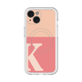 スリムプロテクションプレミアムケース with MagSafe［ オリジナル - initial two tone - K pink ］