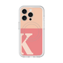 スリムプロテクションプレミアムケース with MagSafe［ オリジナル - initial two tone - K pink ］