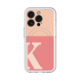 スリムプロテクションプレミアムケース with MagSafe［ オリジナル - initial two tone - K pink ］