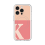スリムプロテクションプレミアムケース with MagSafe［ オリジナル - initial two tone - K pink ］