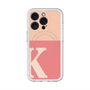 スリムプロテクションプレミアムケース with MagSafe［ オリジナル - initial two tone - K pink ］