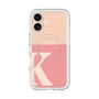 スリムプロテクションプレミアムケース with MagSafe［ オリジナル - initial two tone - K pink ］