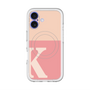 スリムプロテクションプレミアムケース with MagSafe［ オリジナル - initial two tone - K pink ］