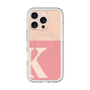 スリムプロテクションプレミアムケース with MagSafe［ オリジナル - initial two tone - K pink ］