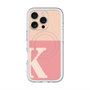 スリムプロテクションプレミアムケース with MagSafe［ オリジナル - initial two tone - K pink ］