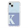 スリムプロテクションプレミアムケース with MagSafe［ オリジナル - initial two tone - K blue ］