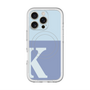 スリムプロテクションプレミアムケース with MagSafe［ オリジナル - initial two tone - K blue ］