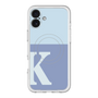 スリムプロテクションプレミアムケース with MagSafe［ オリジナル - initial two tone - K blue ］