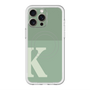 スリムプロテクションプレミアムケース with MagSafe［ オリジナル - initial two tone - K green ］