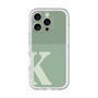スリムプロテクションプレミアムケース with MagSafe［ オリジナル - initial two tone - K green ］